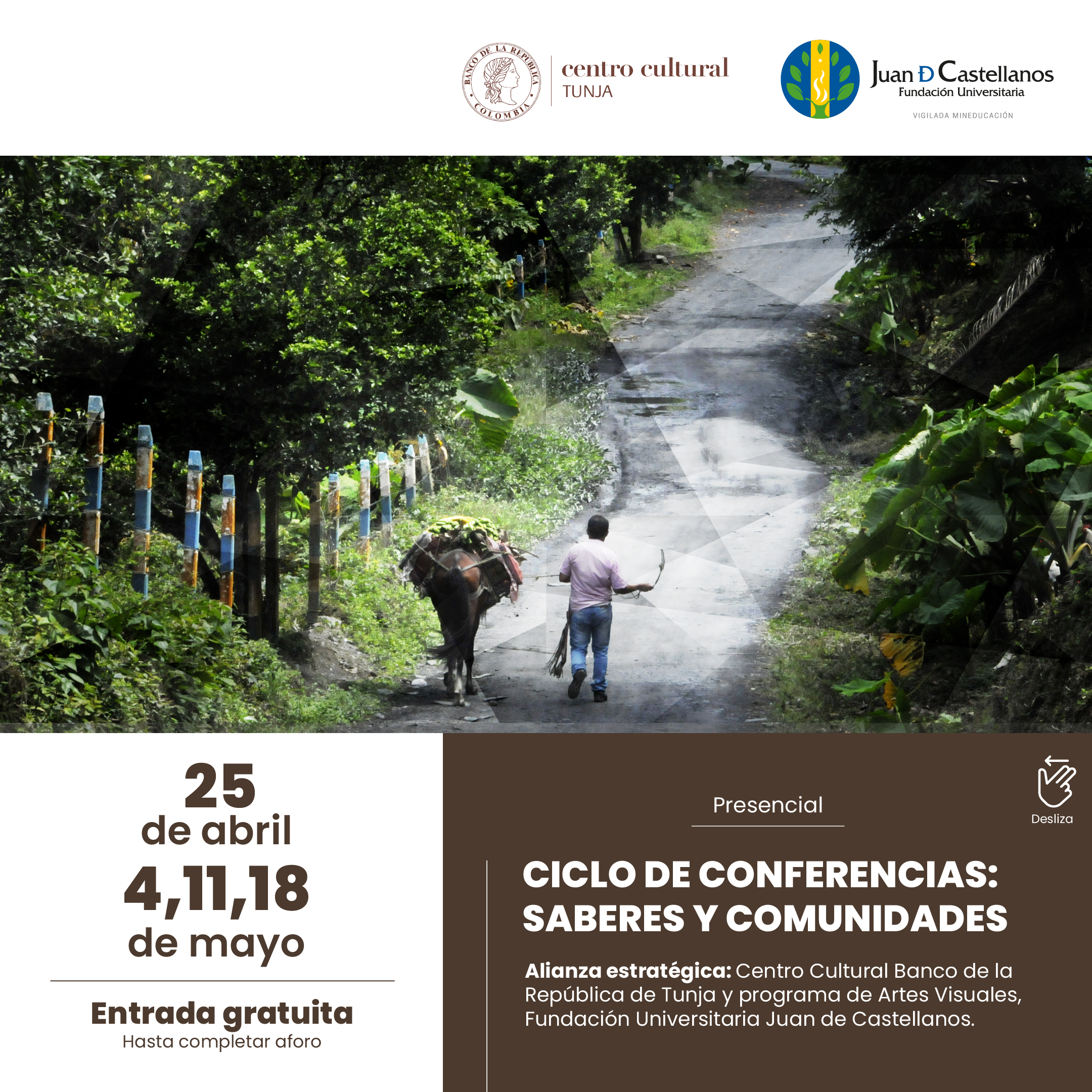 Ciclo de conferencias Saberes y Comunidades