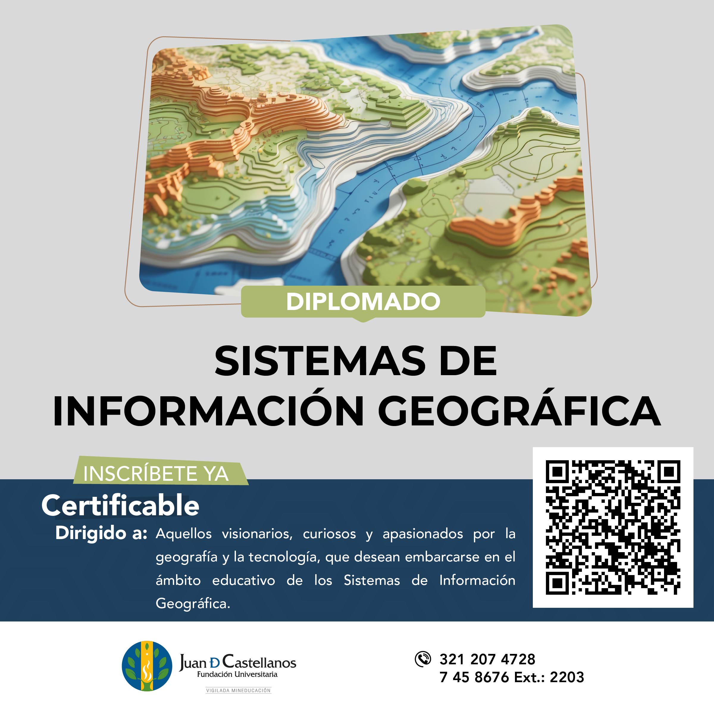 ¡Inscríbete en el Diplomado en Sistemas de Información Geográfica!