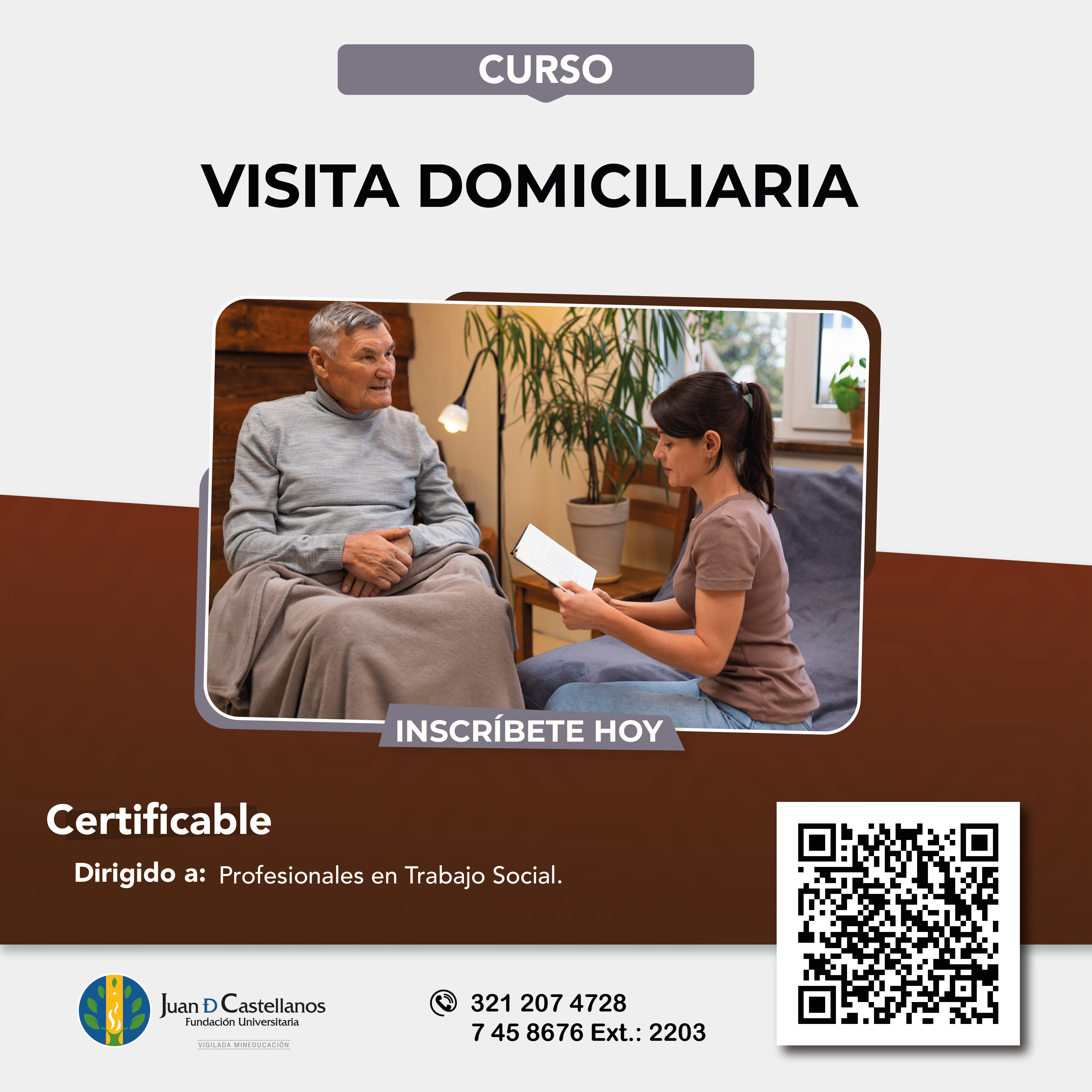 ¡Inscríbete al Curso de Visita Domiciliaria!