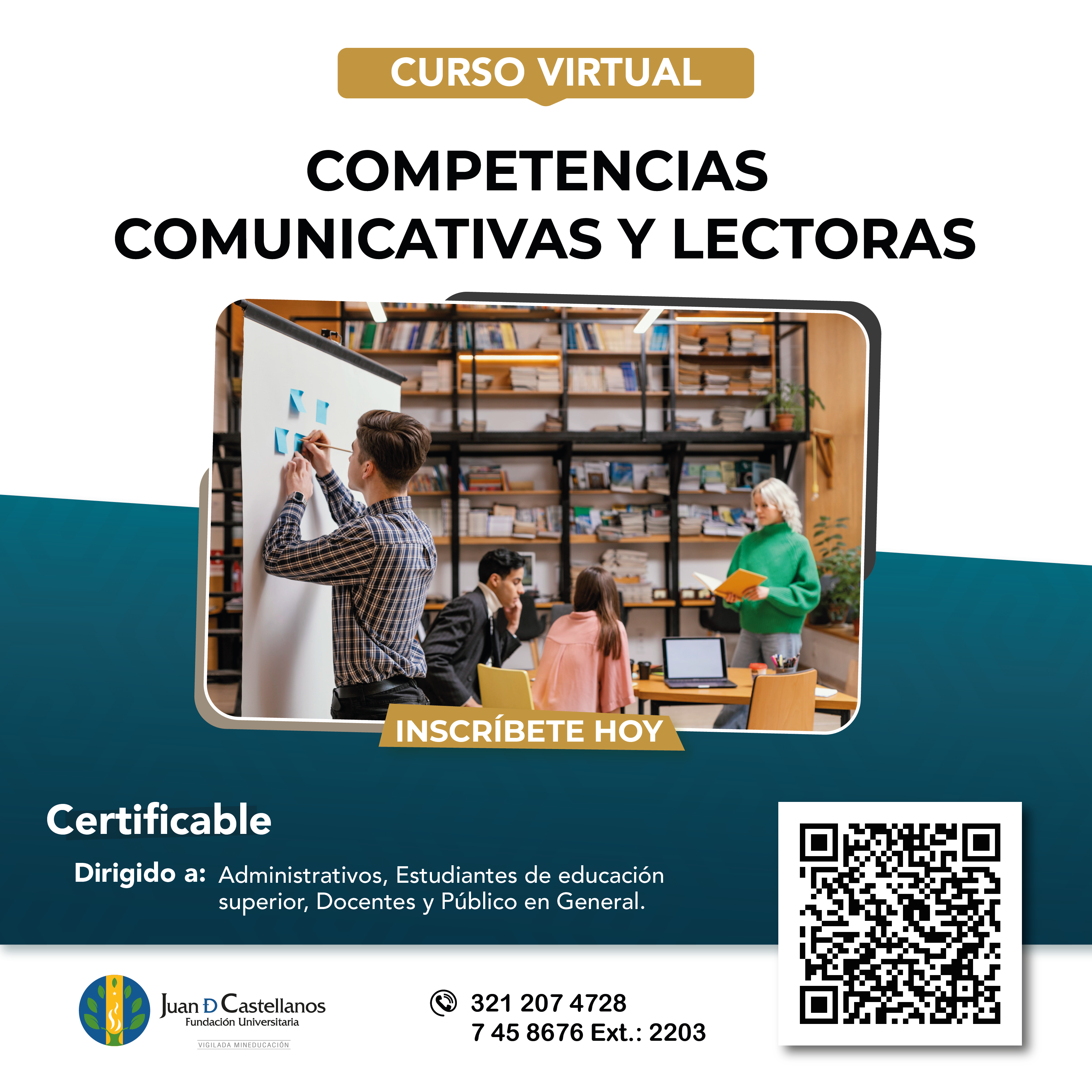 ¡Inscríbete al curso virtual en Competencias Comunicativas y Lectoras!