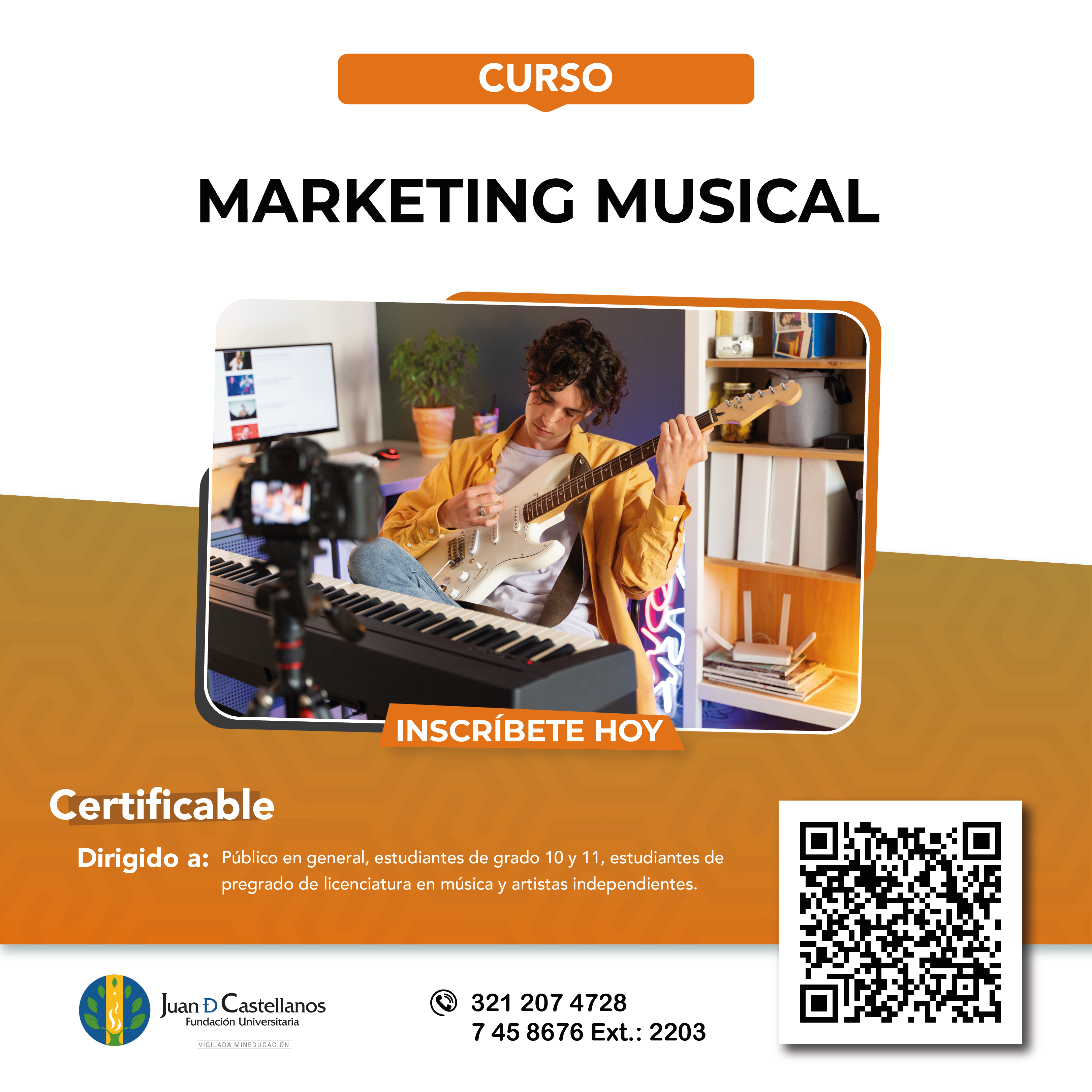 ¡Inscríbete al curso en Marketing Musical!