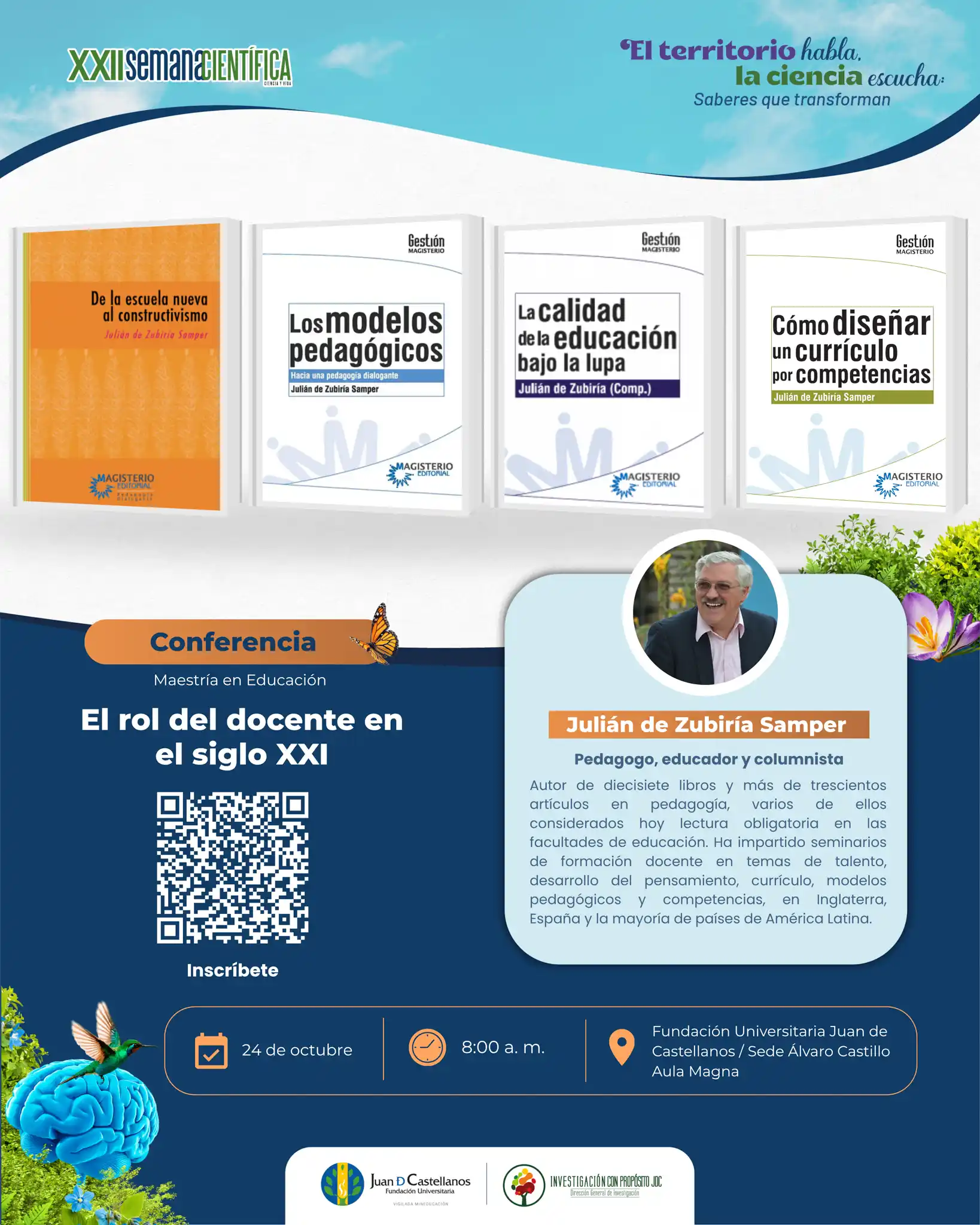 “El rol del docente en el siglo XXI” Una conferencia de alto impacto en el marco de la Semana Científica