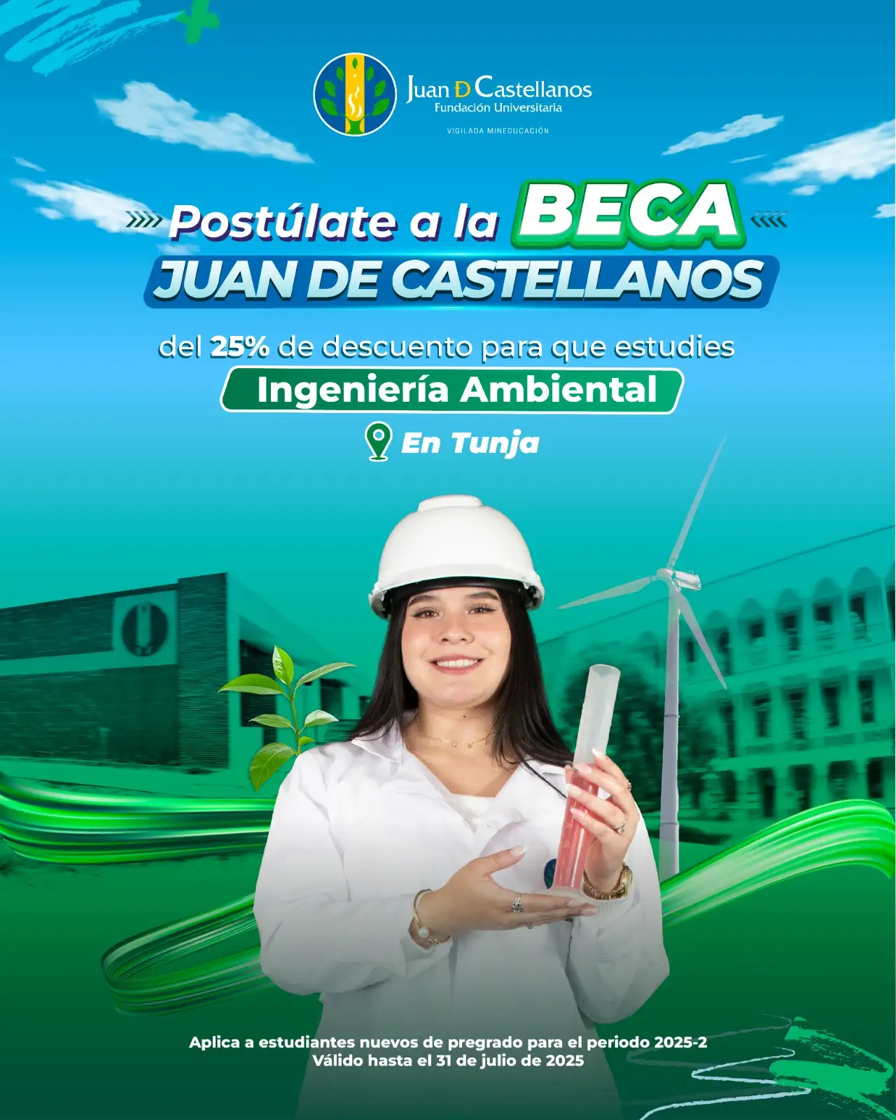 La Tierra necesita profesionales que intervengan para disminuir el impacto ambiental.¡Tú puedes ser uno de ellos!