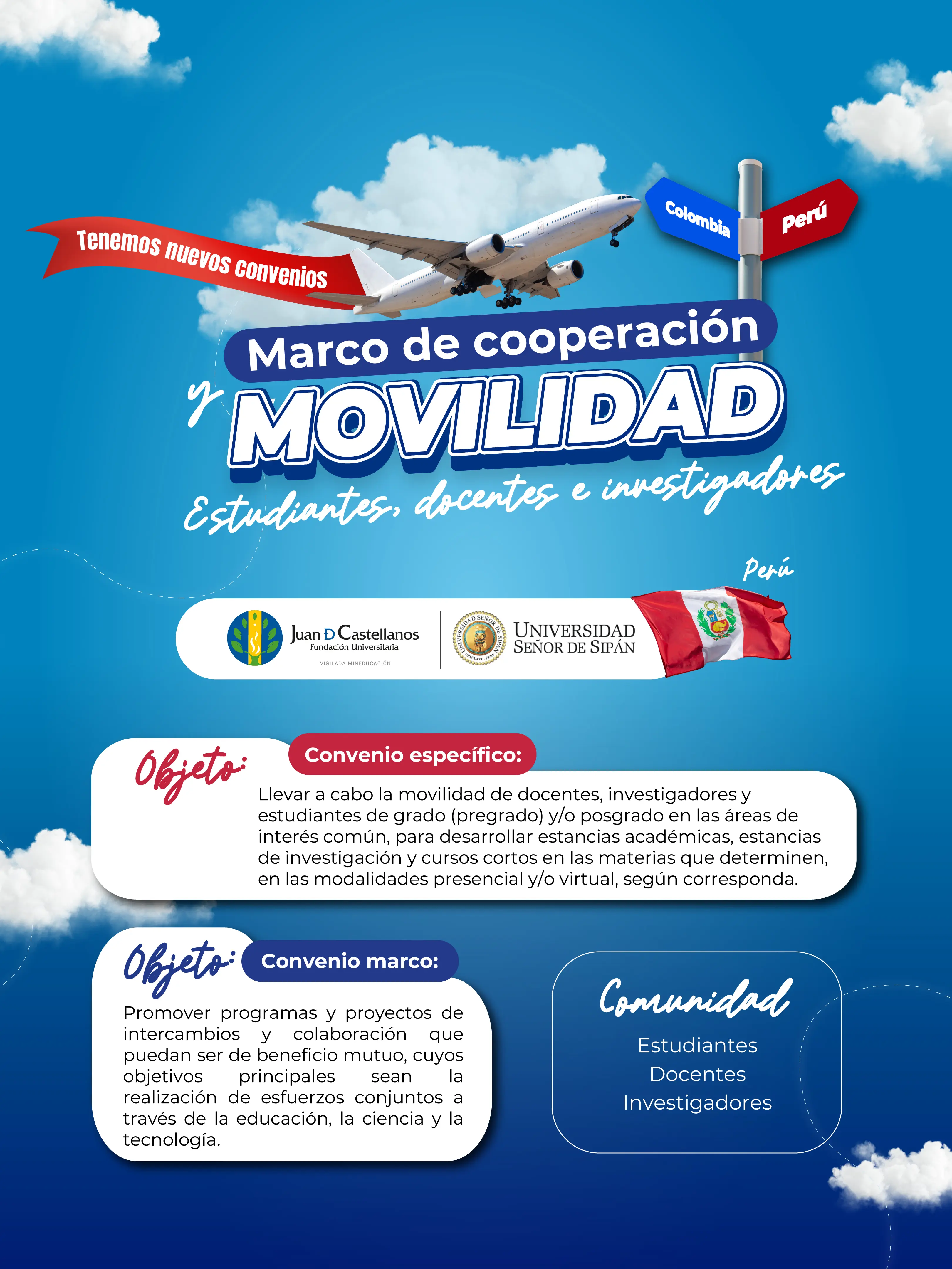 La Juan fortalece su internacionalización con nuevos convenios académicos en Perú