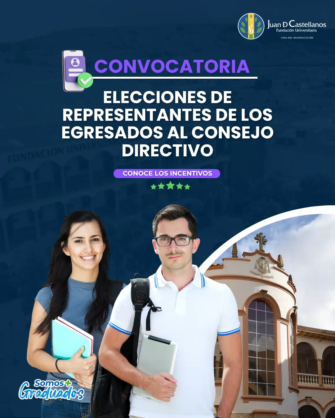 ¡Inscríbete! Elección de Representantes de los egresados ante el consejo directivo